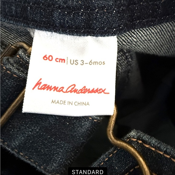 Hanna Andersson denim overalls - Picture 4 of 4